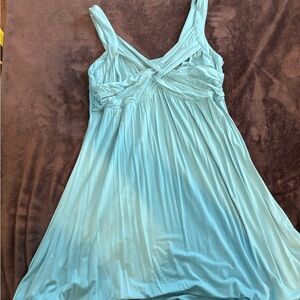 New York & Company Light Blue Dress